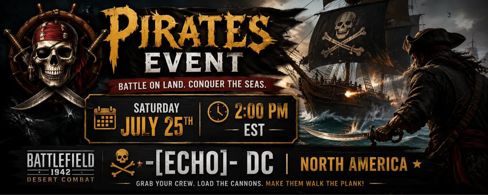 July Pirates Mod Event